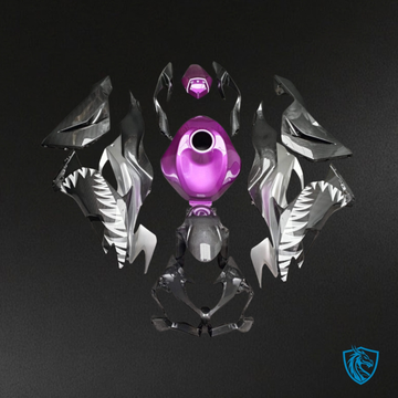 Kawasaki ZX6R (2019-2023) Gloss Purple Shark - MERGEment Motorcycle Fairings Kit