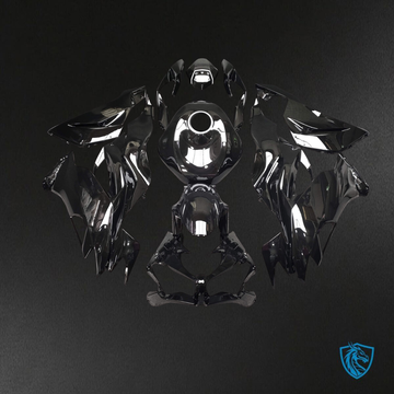 Kawasaki ZX6R (2019-2023) Gloss Metallic Black - Replacement Motorcycle Fairings Kit