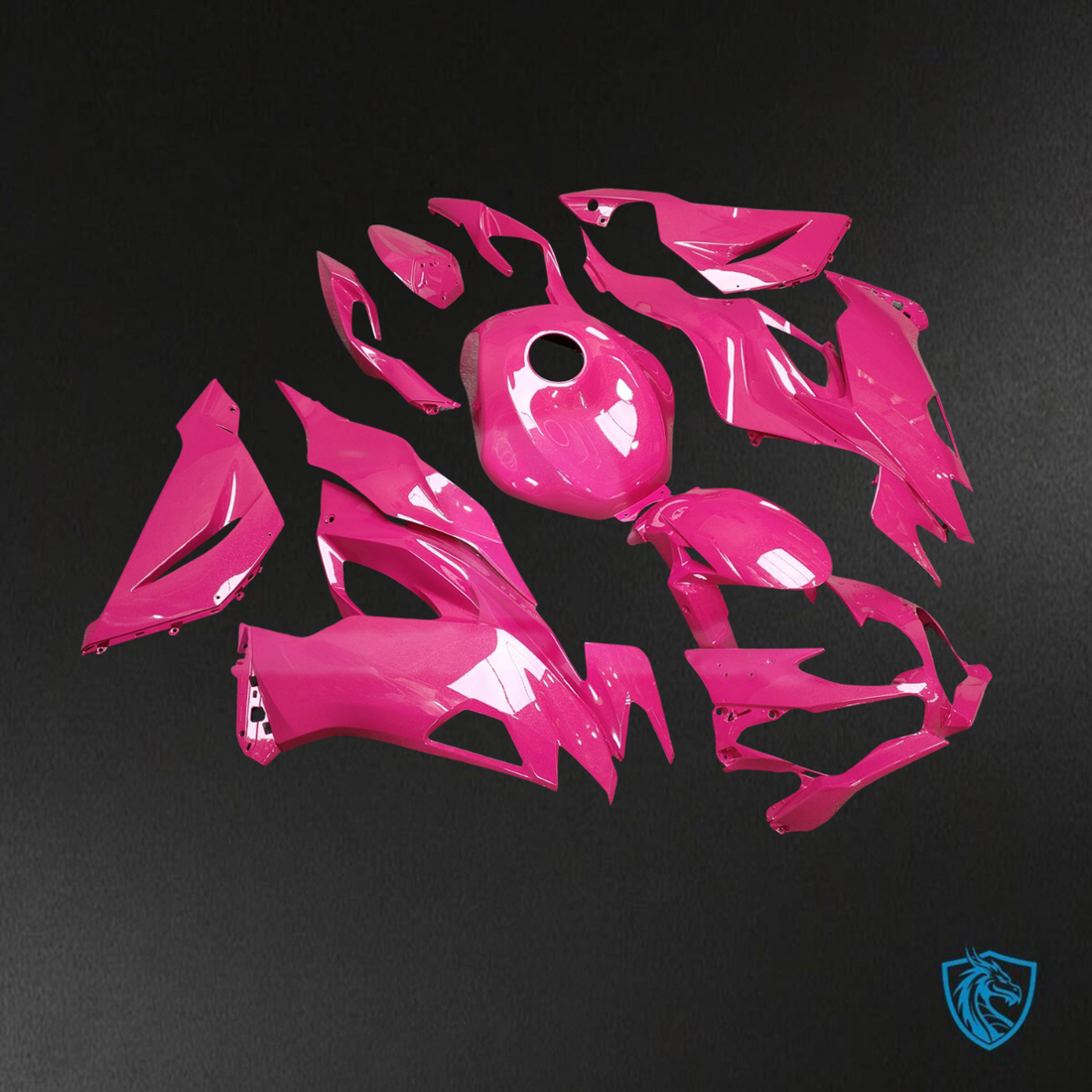 Kawasaki ZX6R (2019-2023) Gloss Metallic Pink Fairings Kit - Aftermarket ABS Bodywork