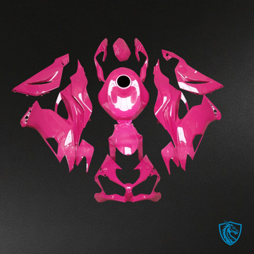 Kawasaki ZX6R (2019-2023) Gloss Metallic Pink - Custom ABS Fairing Kit