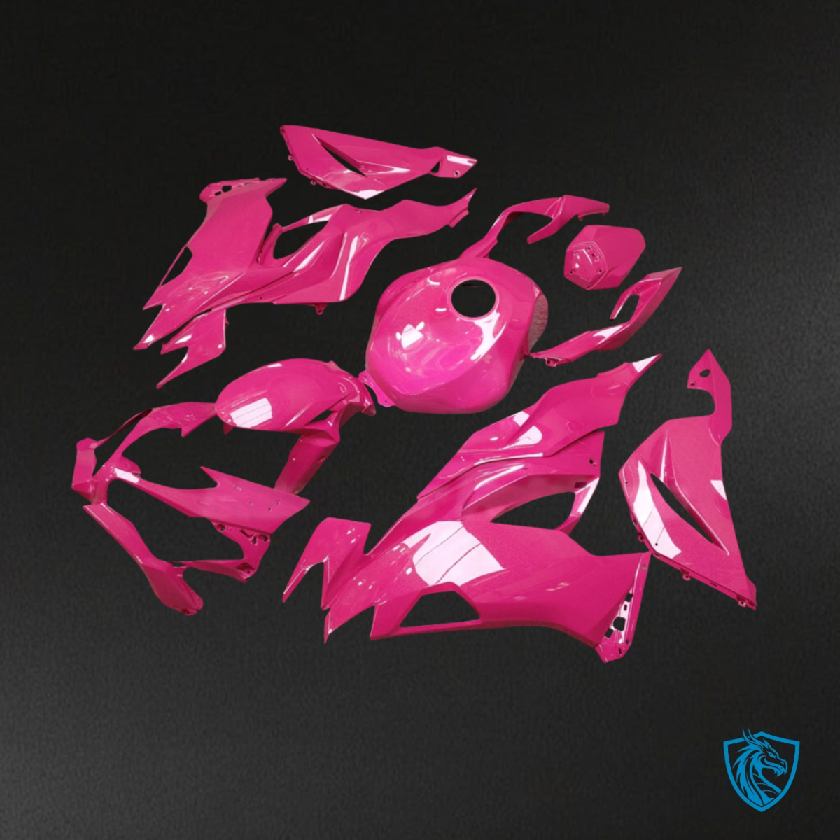 Kawasaki ZX6R (2019-2023) Gloss Metallic Pink - Custom ABS Fairing Kit