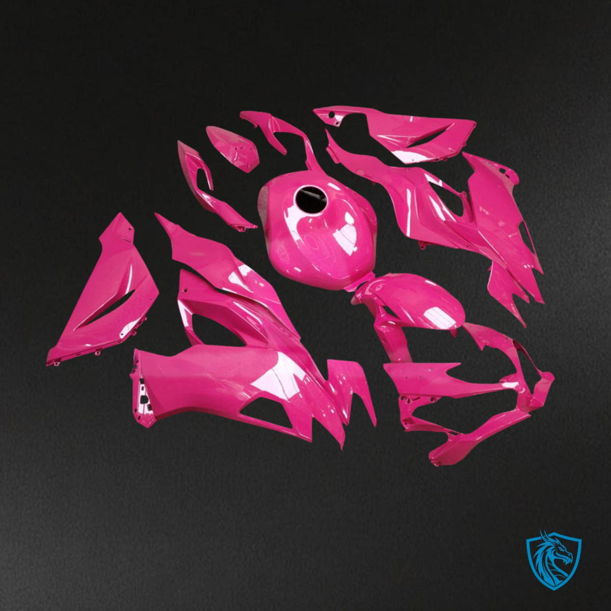 Kawasaki ZX6R (2019-2023) Gloss Metallic Pink - Custom ABS Fairing Kit