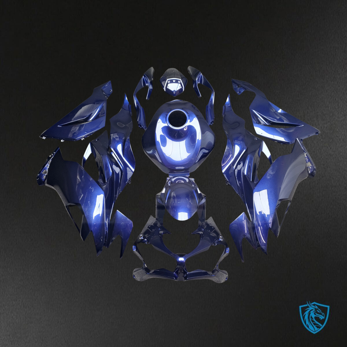 Kawasaki ZX6R (2019-2023) Gloss Midnight Blue ABS Bodywork - Fairings Kit