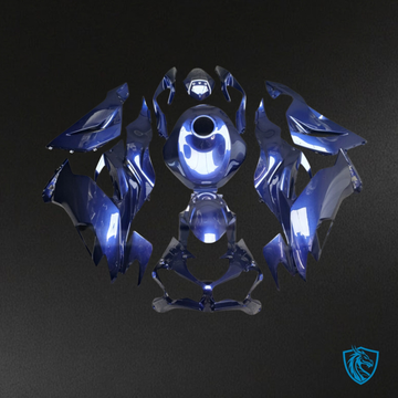 Kawasaki ZX6R (2019-2023) Gloss Midnight Blue - MERGEment Motorcycle Fairings Kit