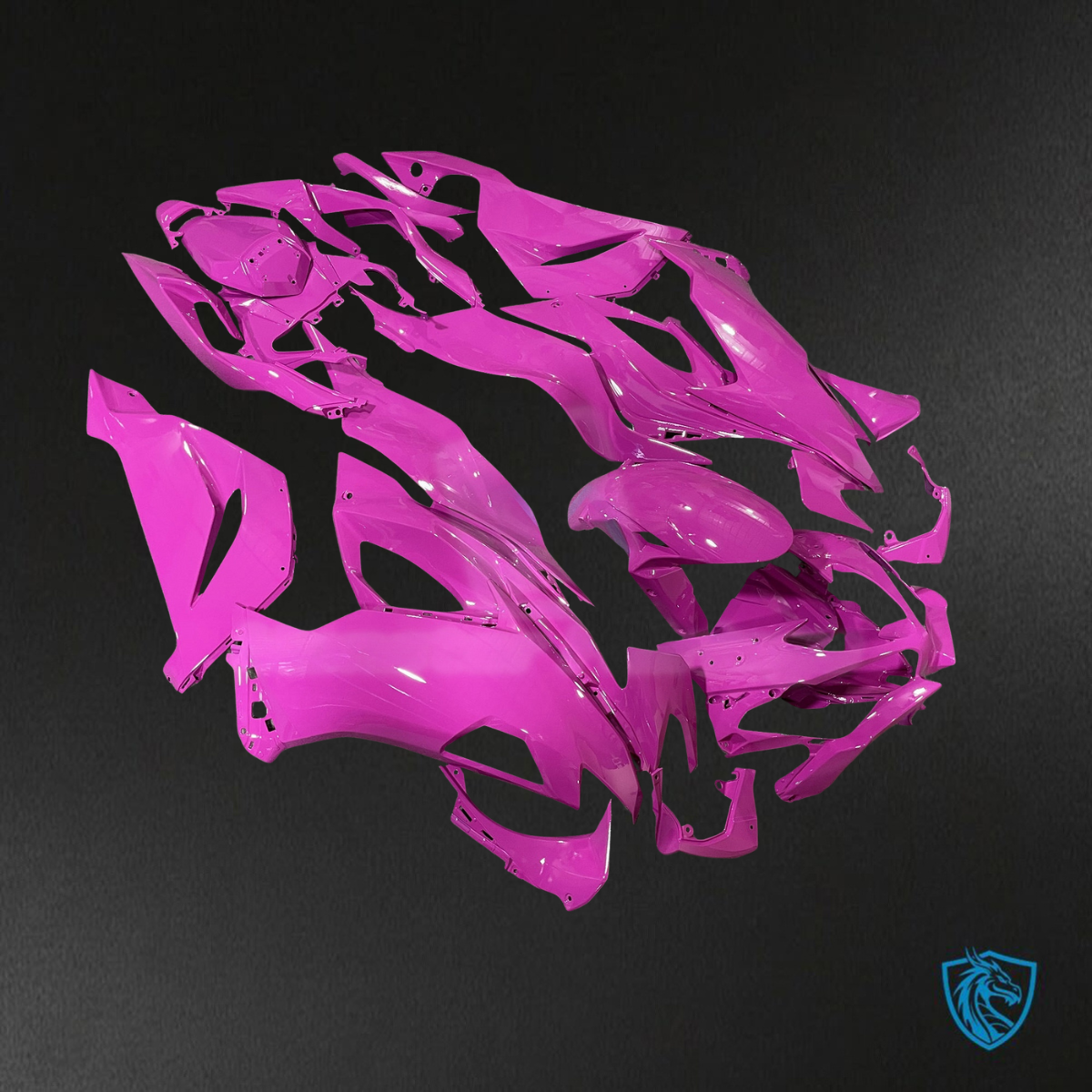 Kawasaki ZX6R (2019-2023) Gloss Pink - Replacement Motorcycle Fairings Kit