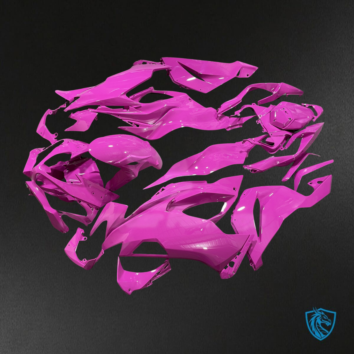 Kawasaki ZX6R (2019-2023) Gloss Pink - Replacement Motorcycle Fairings Kit