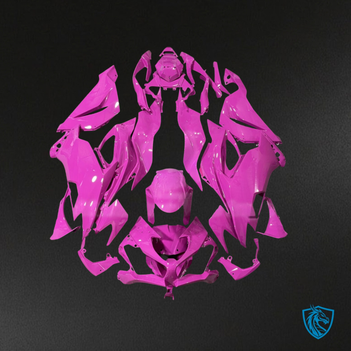 Kawasaki ZX6R (2019-2023) Gloss Pink Fairing Kit | ABS Bodywork
