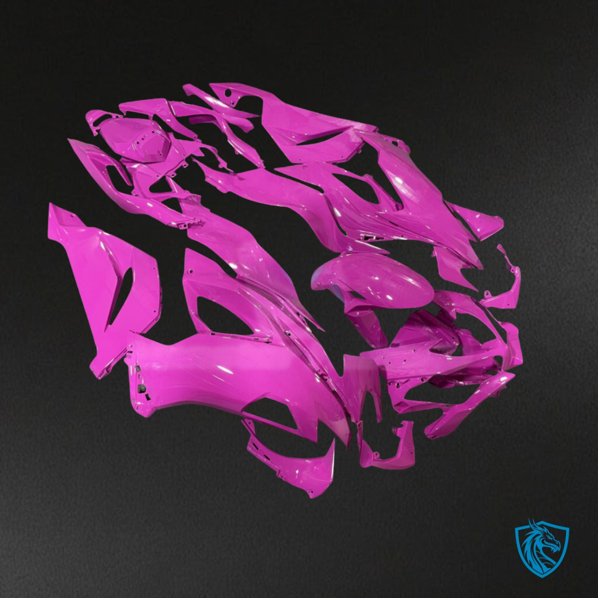 Kawasaki ZX6R (2019-2023) Gloss Pink Fairing Kit | ABS Bodywork