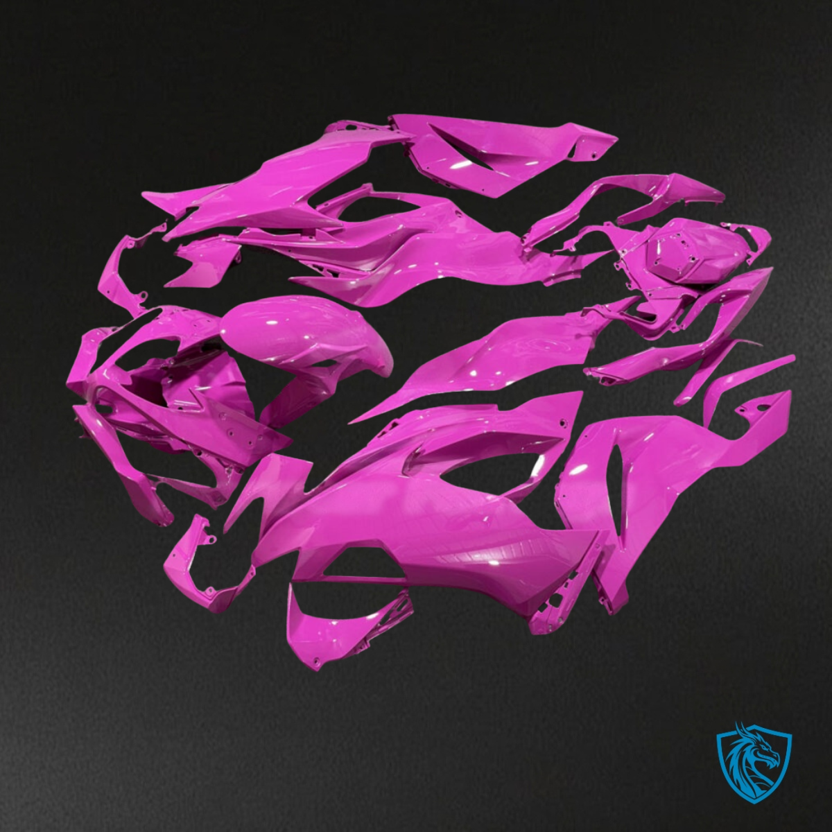 Kawasaki ZX6R (2019-2023) Gloss Pink Fairing Kit | ABS Bodywork