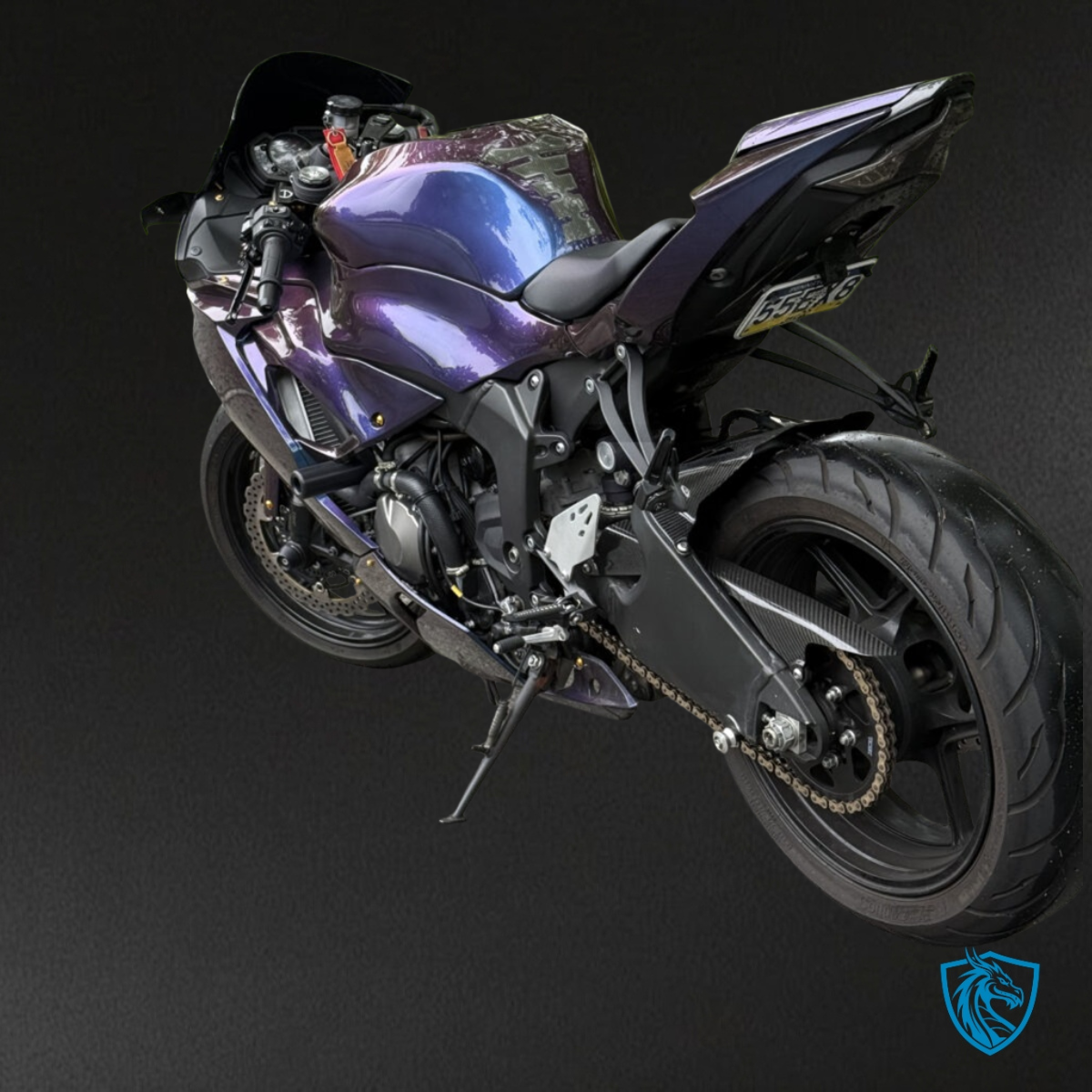 Kawasaki ZX6R (2019-2023) Gloss Purple Chameleon Fairing Kit - Aftermarket ABS Bodywork