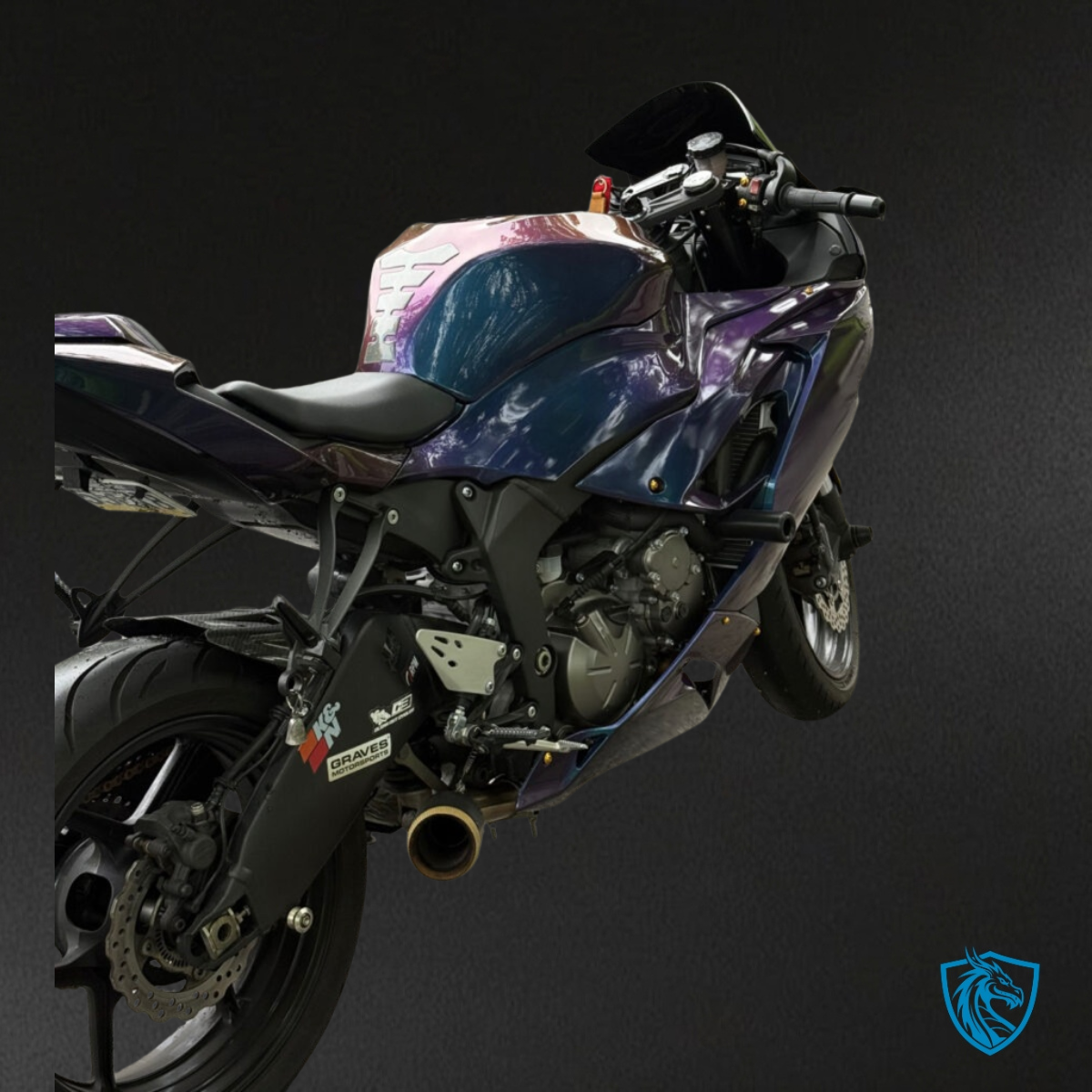 Kawasaki ZX6R (2019-2023) Gloss Purple Chameleon Fairing Kit - Aftermarket ABS Bodywork