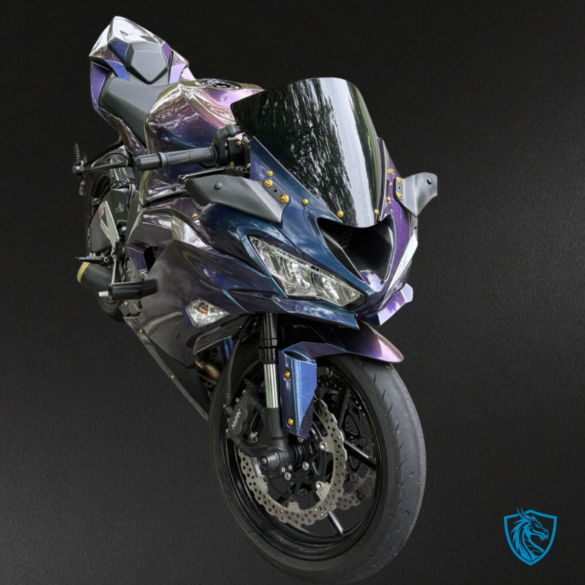 Kawasaki ZX6R (2019-2023) Gloss Purple Chameleon Fairing Kit - Aftermarket ABS Bodywork