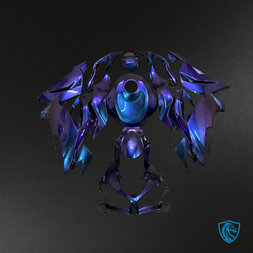 Kawasaki ZX6R (2019-2023) Gloss Purple & Blue Iridescent - Custom ABS Fairing Kit