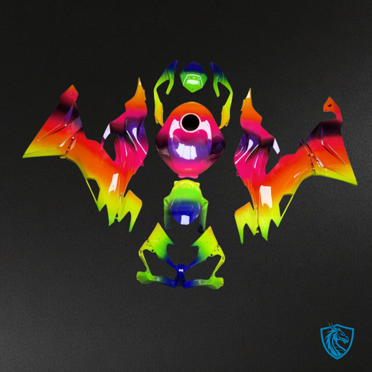 Kawasaki ZX6R (2019-2023) Gloss Multicolor - Aftermarket ABS Bodywork