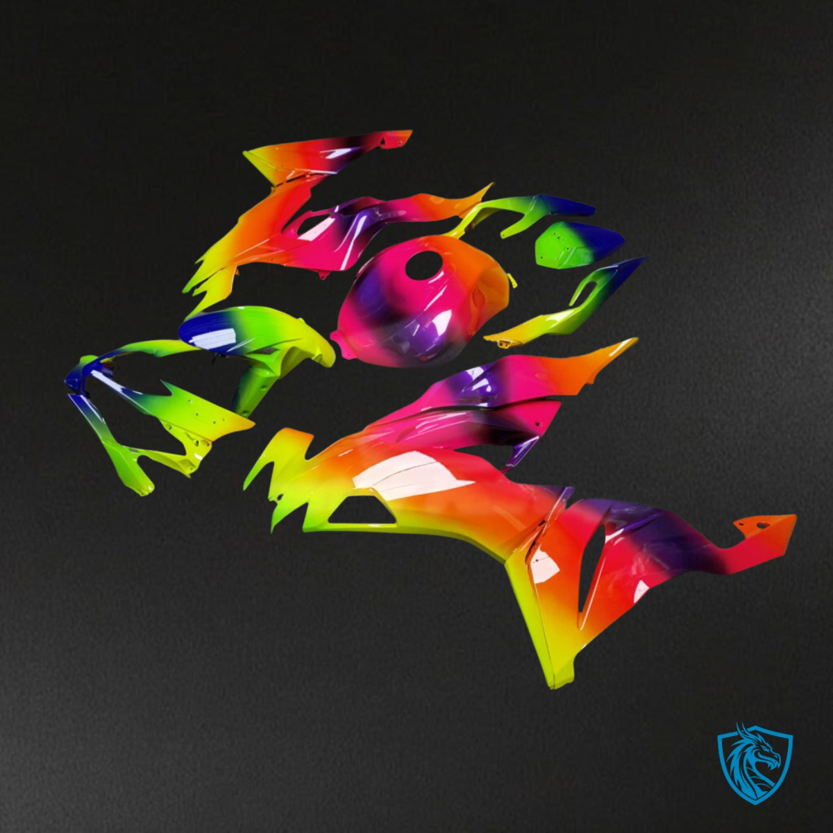 Kawasaki ZX6R (2019-2023) Gloss Multicolor - Aftermarket ABS Bodywork