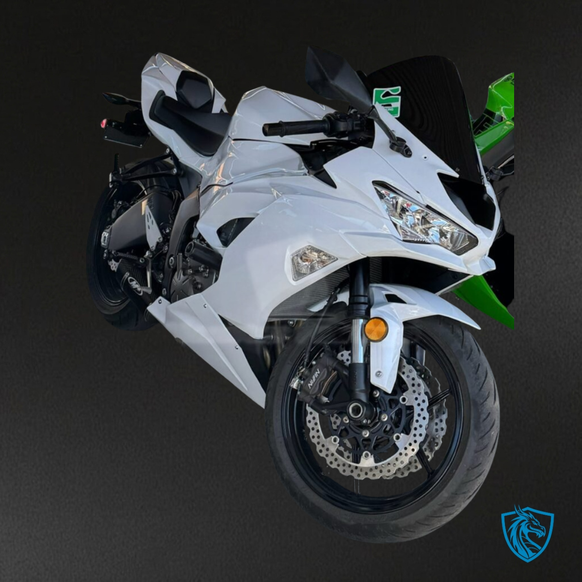 Kawasaki ZX6R (2019-2023) Gloss White - MERGEment Motorcycle Fairings Kit