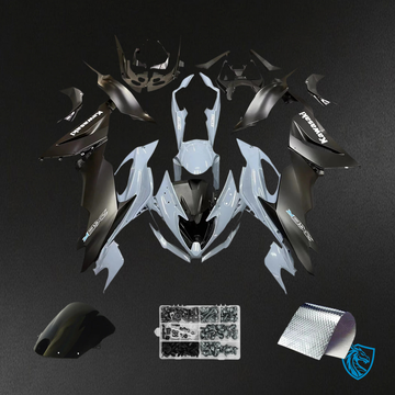 Kawasaki ZX6R (2019-2023) Gray & Black - Fairing Kit