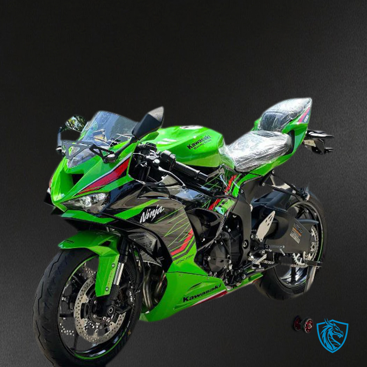 Kawasaki ZX6R (2019-2023) Green & Black - Fairing Kit