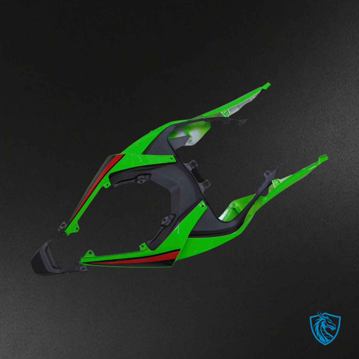 Kawasaki ZX6R (2019-2023) Green & Black - Fairing Kit
