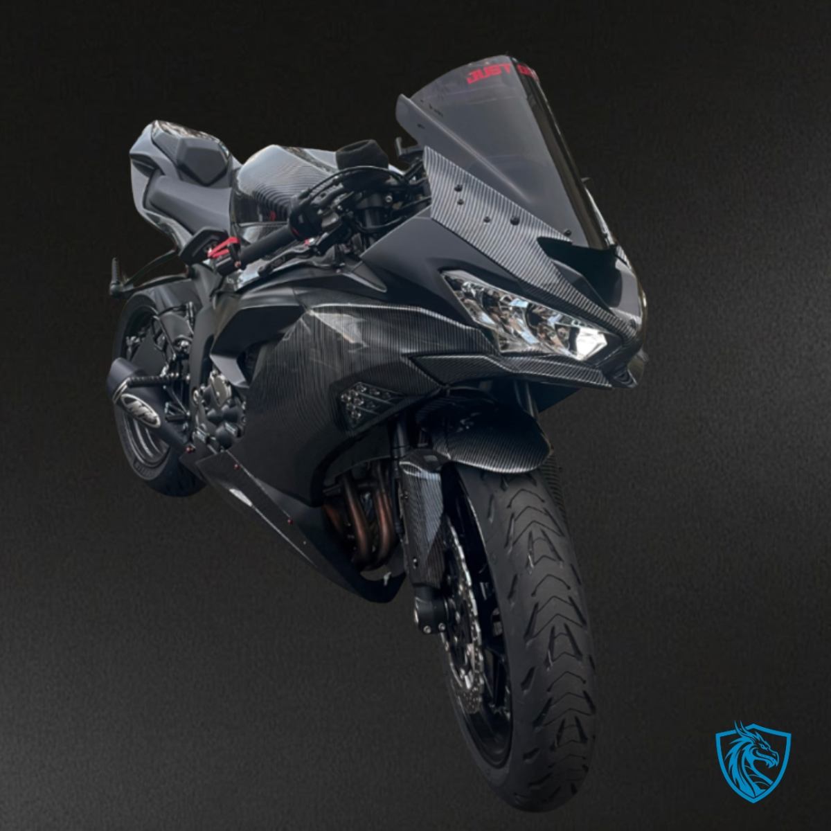 Kawasaki ZX6R (2019-2023) Matte Black Style Fairings Kit - Aftermarket ABS Bodywork