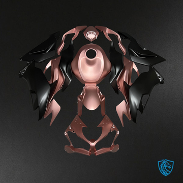 Kawasaki ZX6R (2019-2023) Matte Rose Gold & Black ABS Bodywork - Fairings Kit