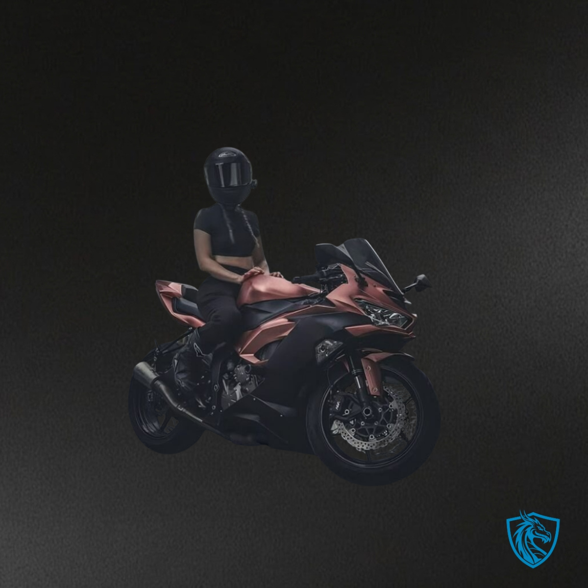 Kawasaki ZX6R (2019-2023) Matte Rose Gold & Black Fairing Kit - Aftermarket ABS Bodywork