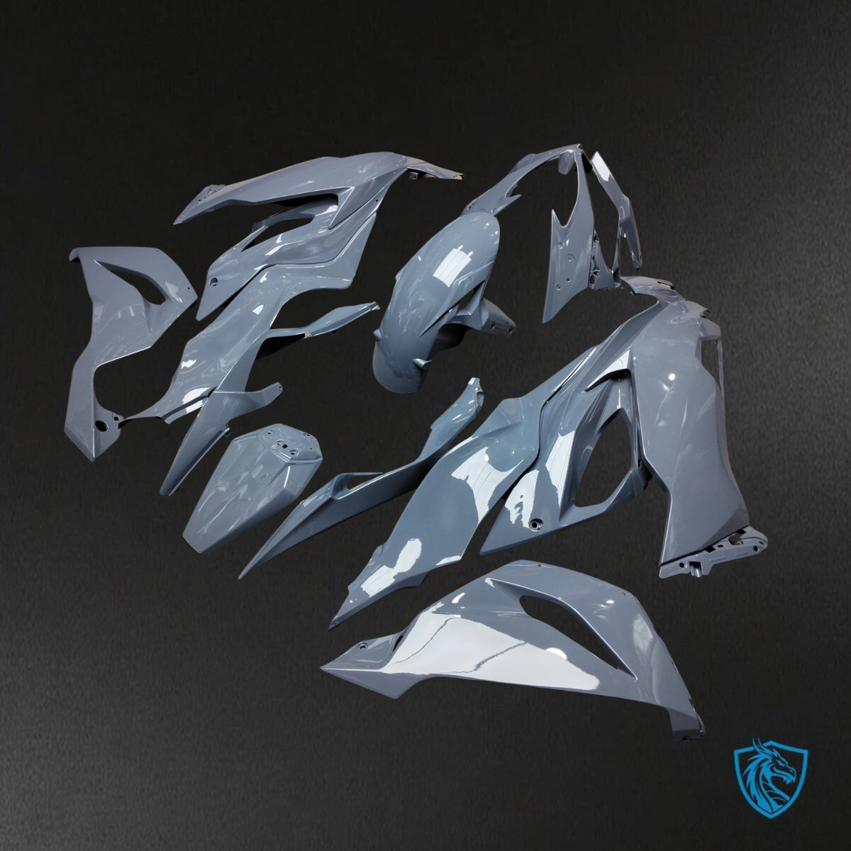 Kawasaki ZX6R (2019-2023) Nardo Gray - Replacement Motorcycle Fairings Kit