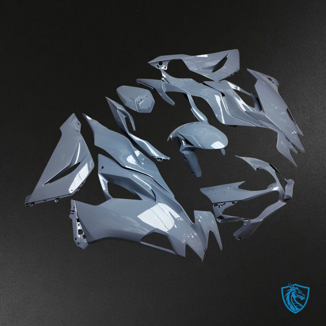 Kawasaki ZX6R (2019-2023) Nardo Gray - Replacement Motorcycle Fairings Kit
