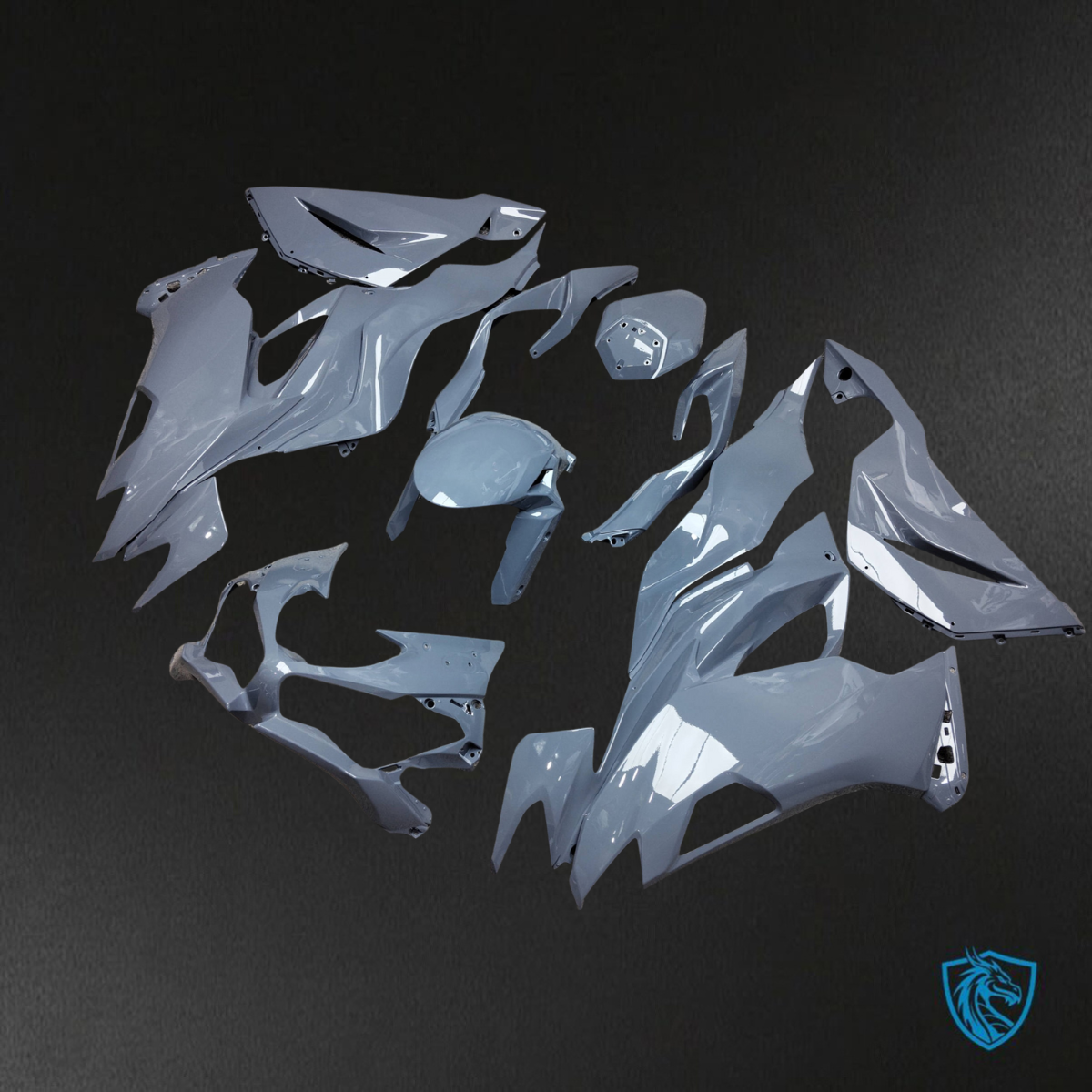 Kawasaki ZX6R (2019-2023) Nardo Gray - Replacement Motorcycle Fairings Kit