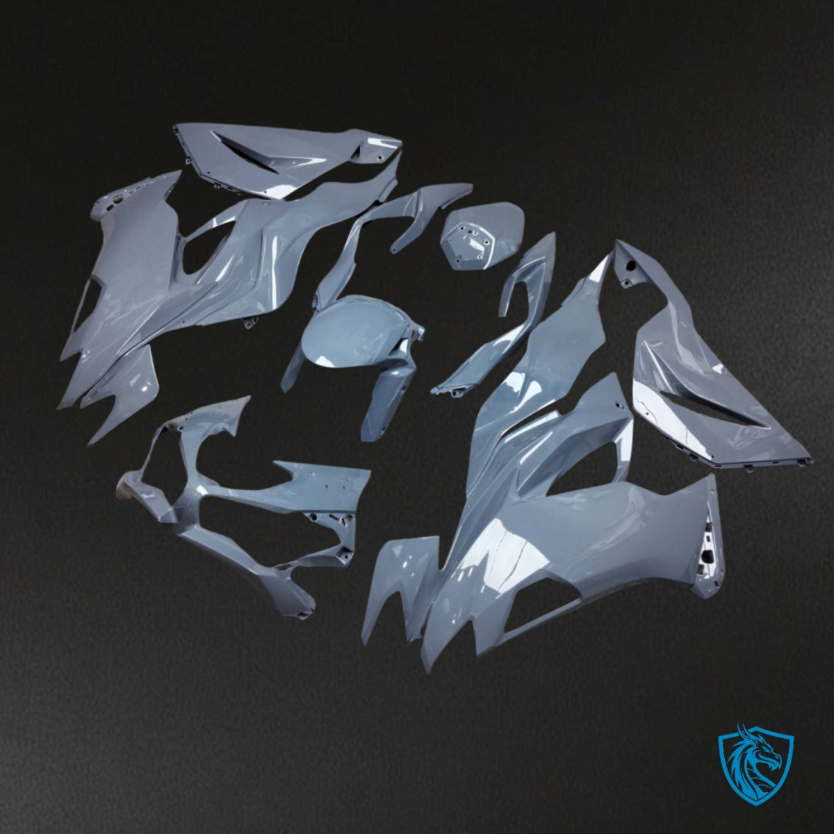 Kawasaki ZX6R (2019-2023) Nardo Gray Fairing Kit - Aftermarket ABS Bodywork