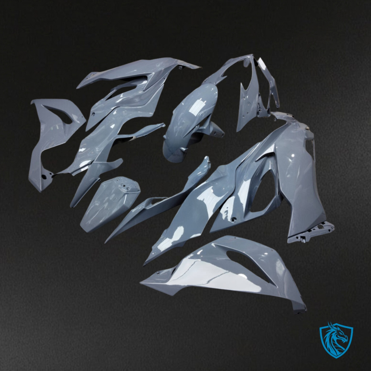 Kawasaki ZX6R (2019-2023) Nardo Gray Fairing Kit - Aftermarket ABS Bodywork