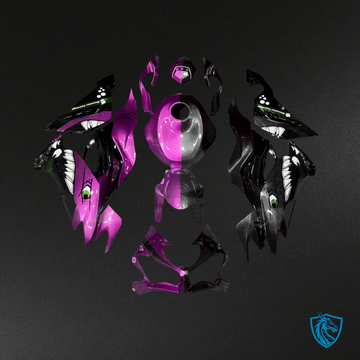 Kawasaki ZX6R (2019-2023) Pink & Black Shark - Custom ABS Fairing Kit
