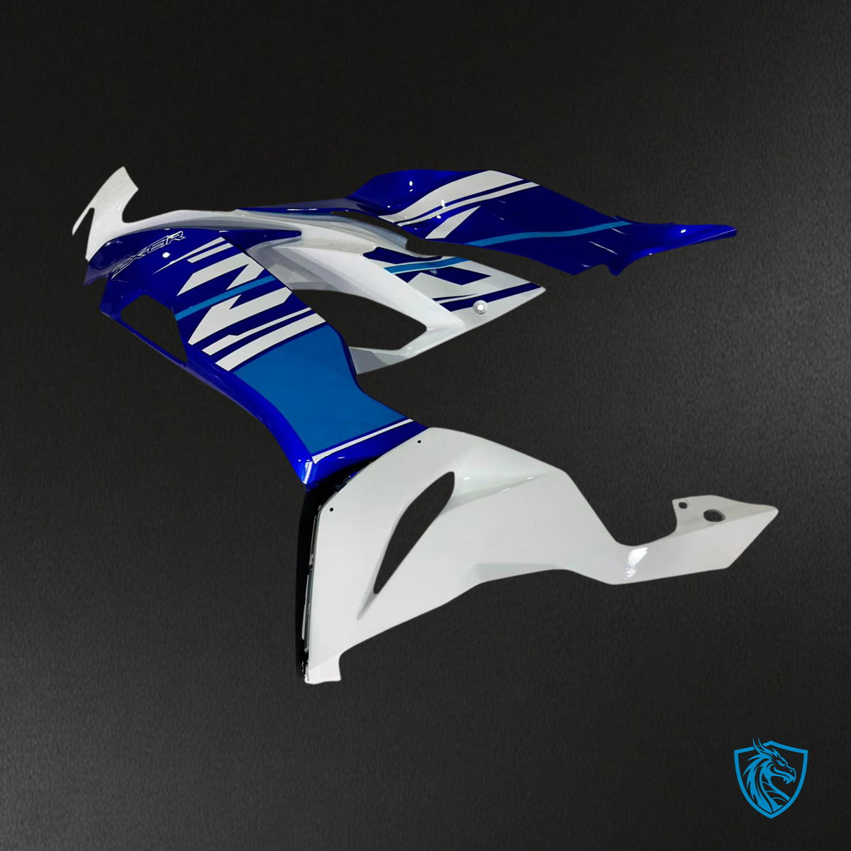 Kawasaki ZX6R (2019-2023) White & Blue - Fairing Kit