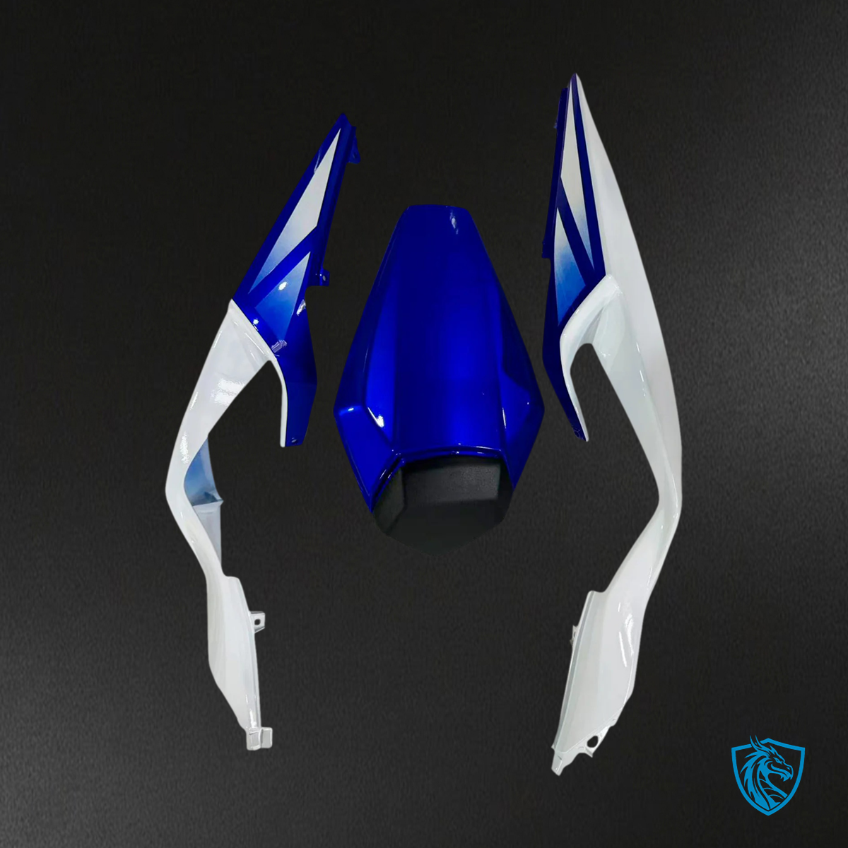 Kawasaki ZX6R (2019-2023) White & Blue - Fairing Kit