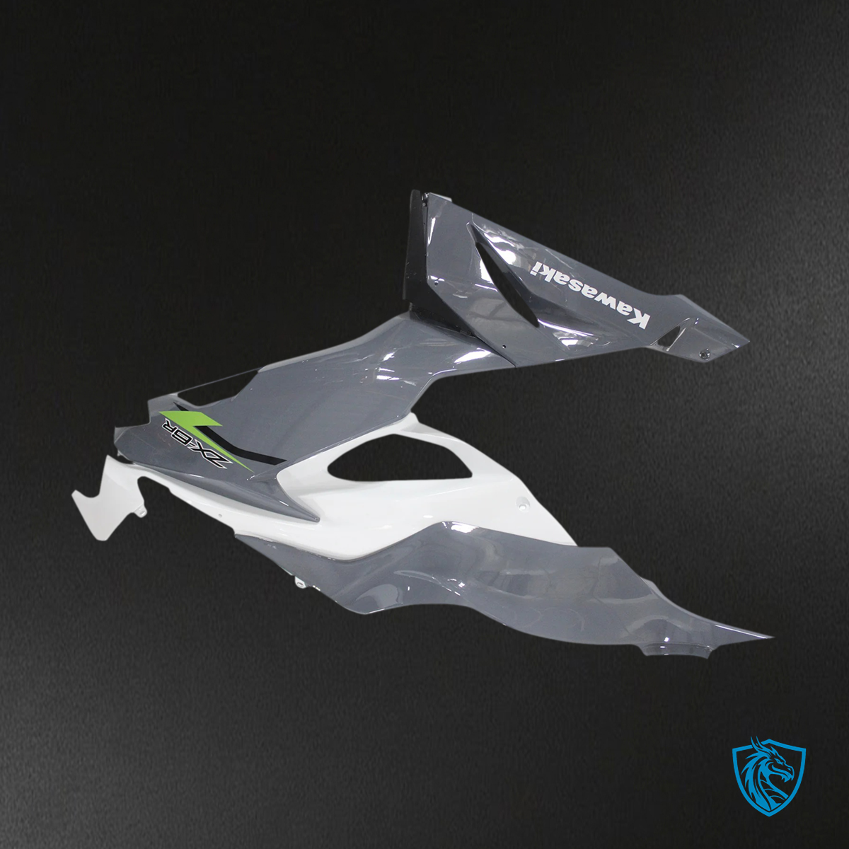 Kawasaki ZX6R (2019-2023) White & Gray - Fairing Kit