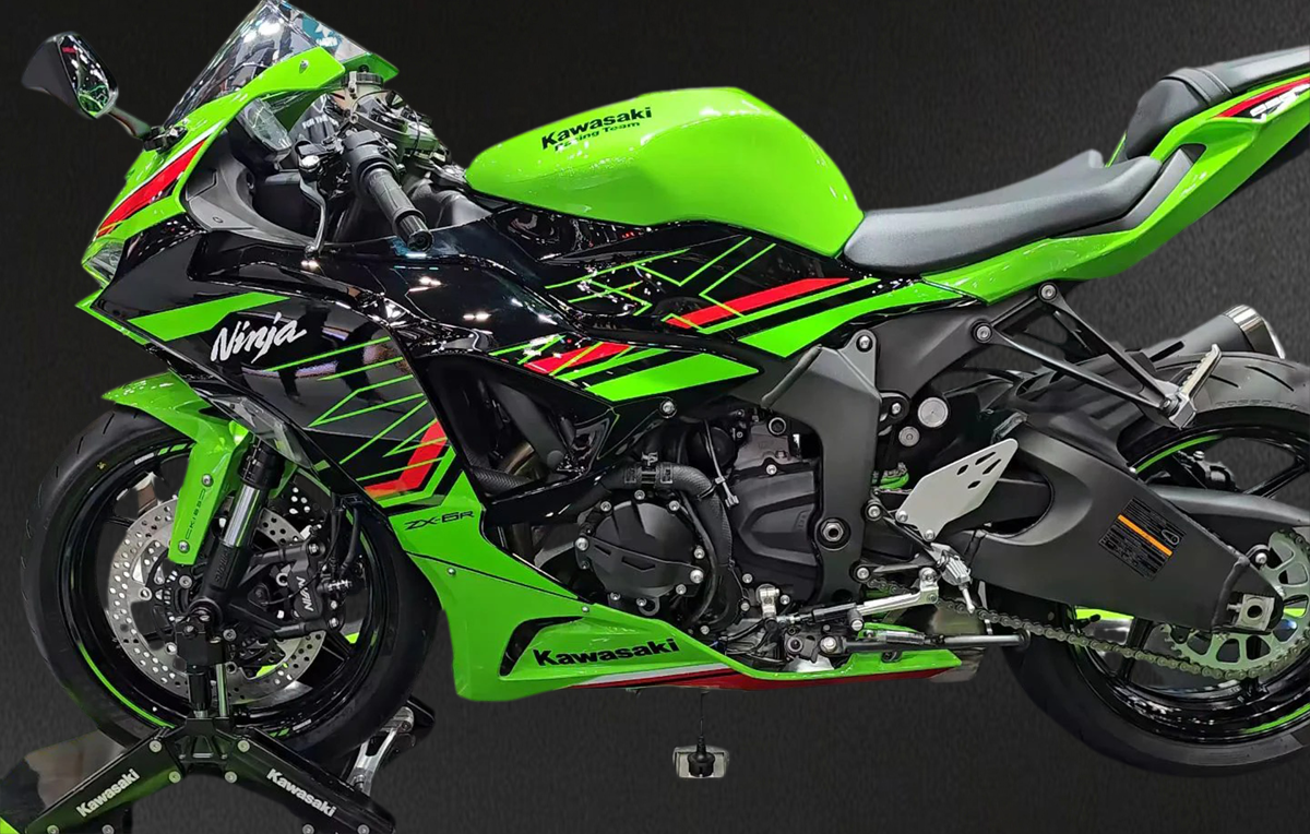 Kawasaki ZX6R (2024-2025) Black & Green - Fairing Kit