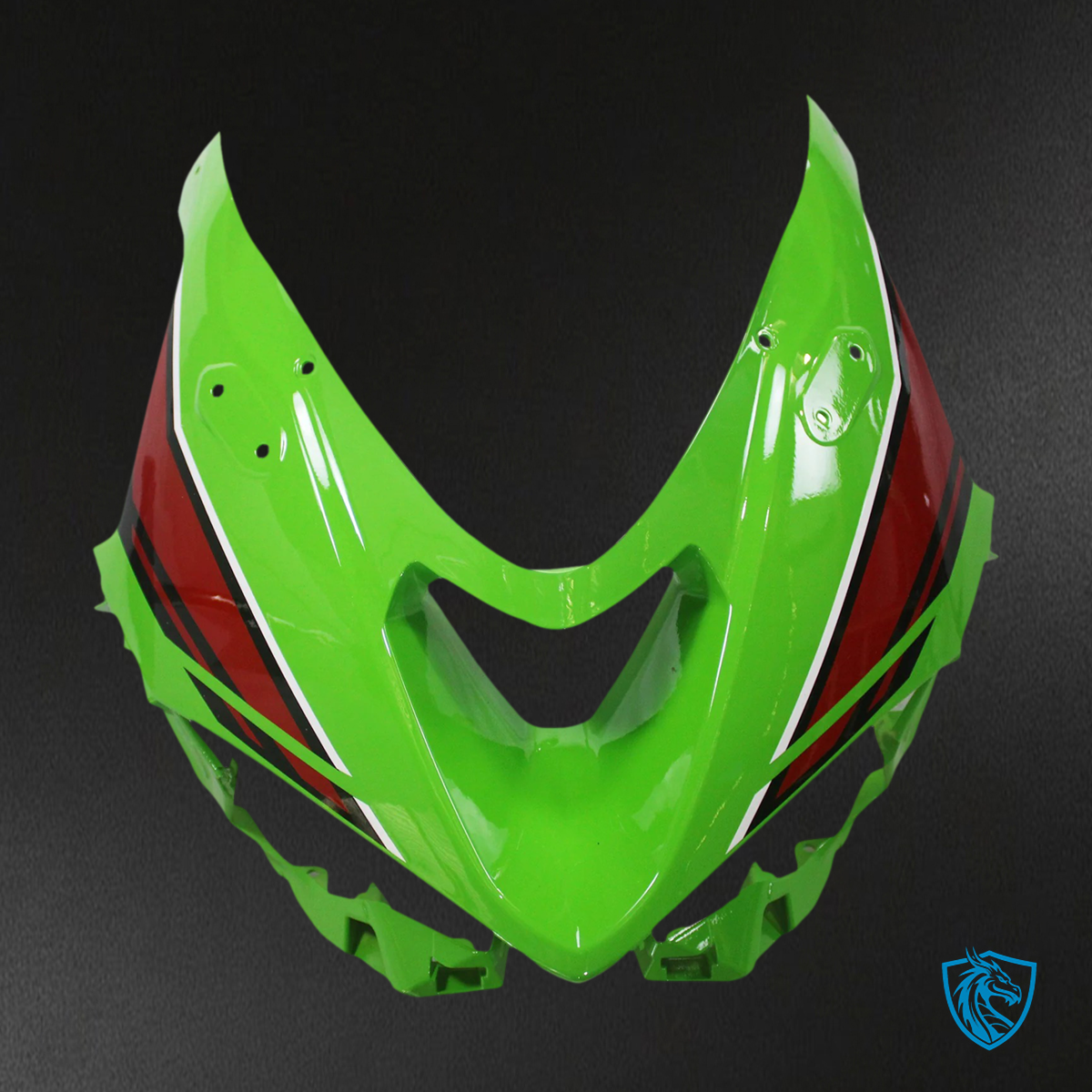 Kawasaki ZX6R (2024-2025) Black & Green - Fairing Kit