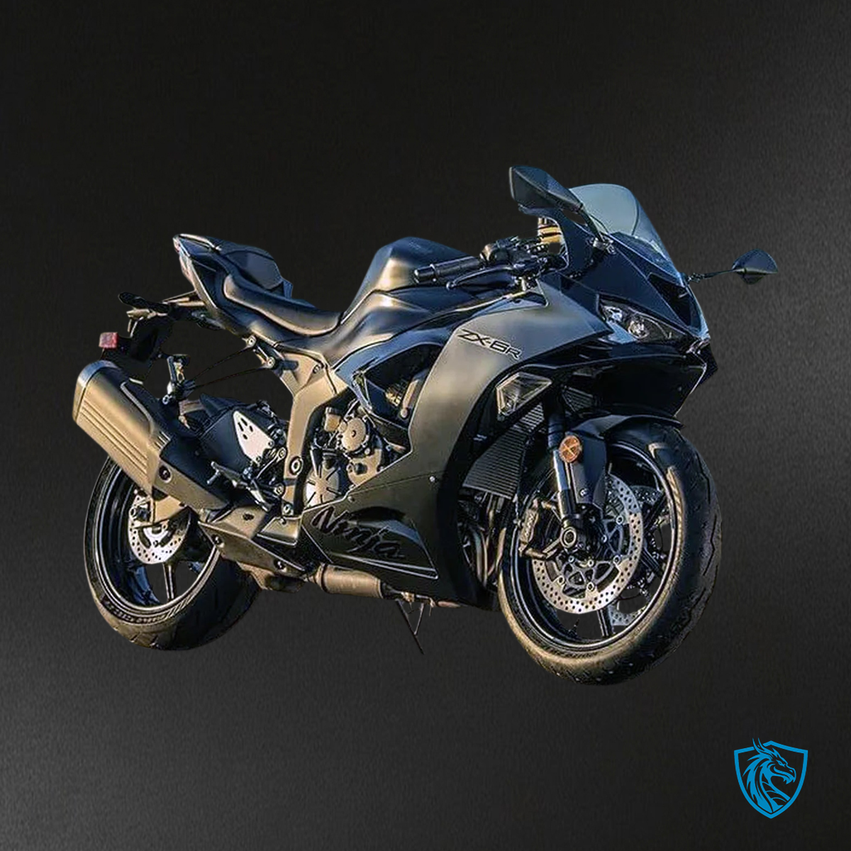 Kawasaki ZX6R (2024-2025) Matte Black - Fairing Kit