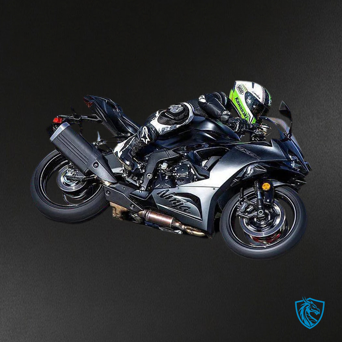Kawasaki ZX6R (2024-2025) Matte Black - Fairing Kit
