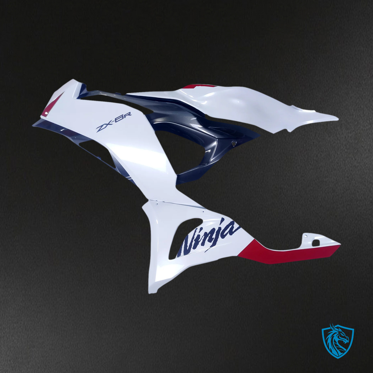 Kawasaki ZX6R (2024-2025) Pearl White - Fairing Kit