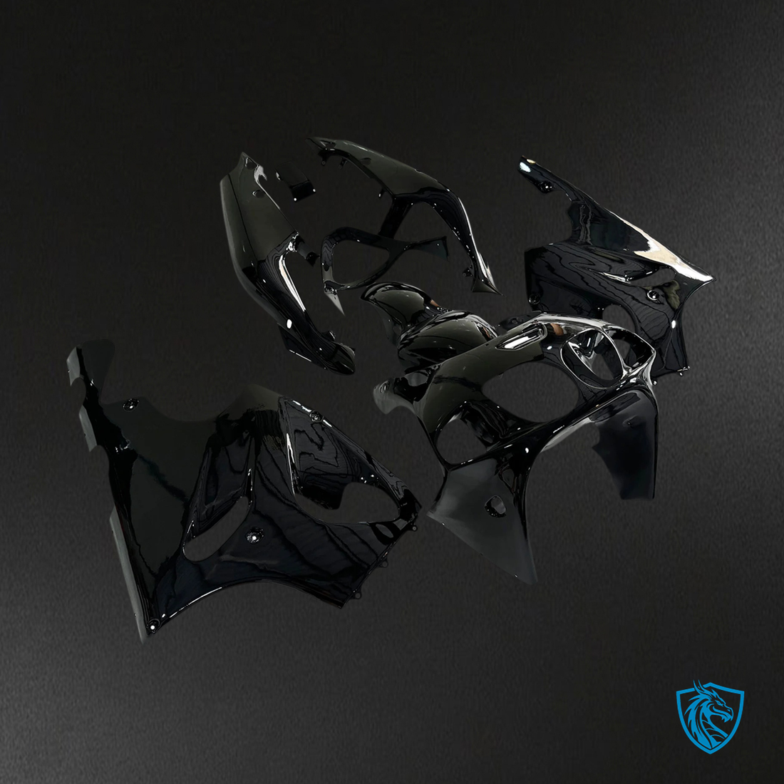 Kawasaki ZX7R (1996-2003) Black - Fairing Kit