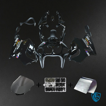 Kawasaki ZX7R (1996-2003) Glossy Black - Fairing Kit