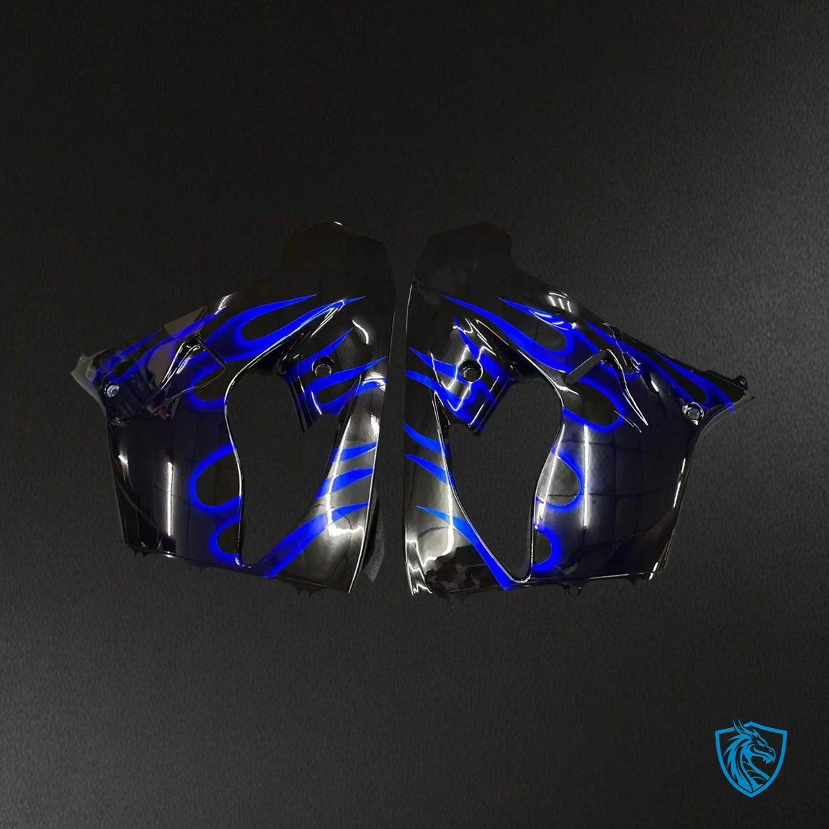 Kawasaki ZX9R (2000-2001) Blue & Black - Fairing Kit
