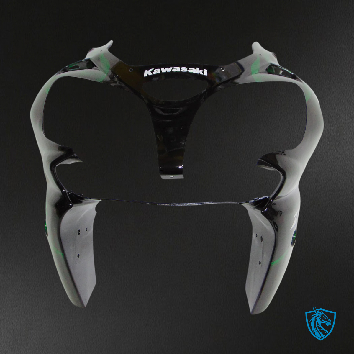 Kawasaki ZX9R (2000-2001) Black & Green - Fairing Kit