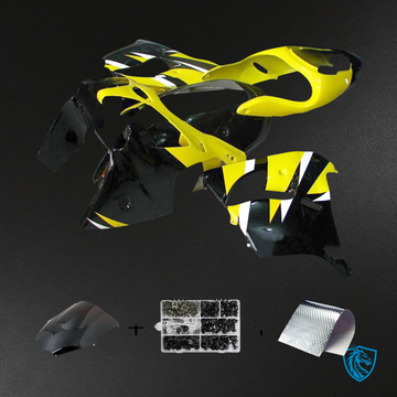 Kawasaki ZX9R (2000-2001) Black & Yellow - Fairing Kit