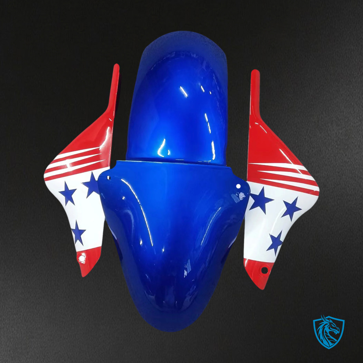 Kawasaki ZX9R (2000-2001) Blue & Red - Fairing Kit