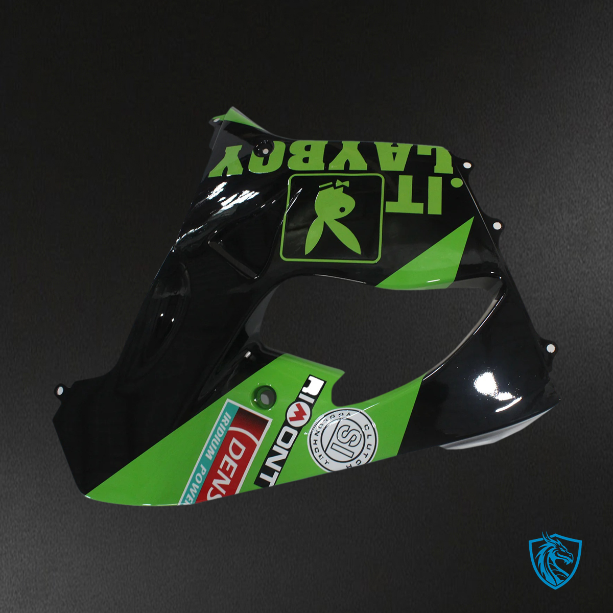 Kawasaki ZX9R (2000-2001) Green & Black - Fairing Kit