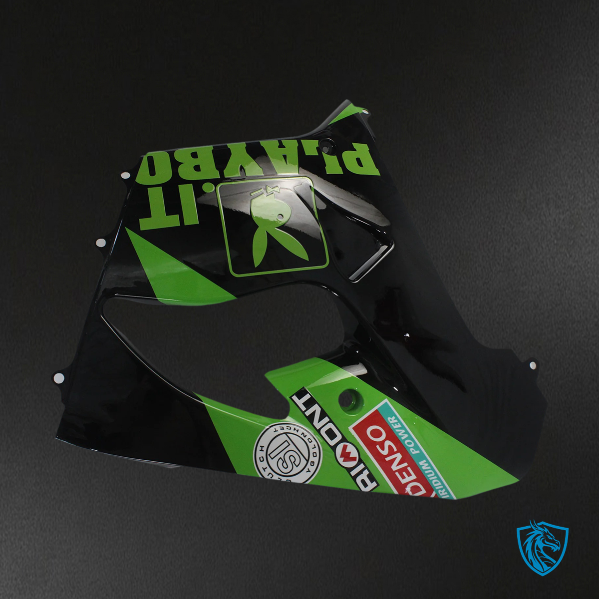 Kawasaki ZX9R (2000-2001) Green & Black - Fairing Kit