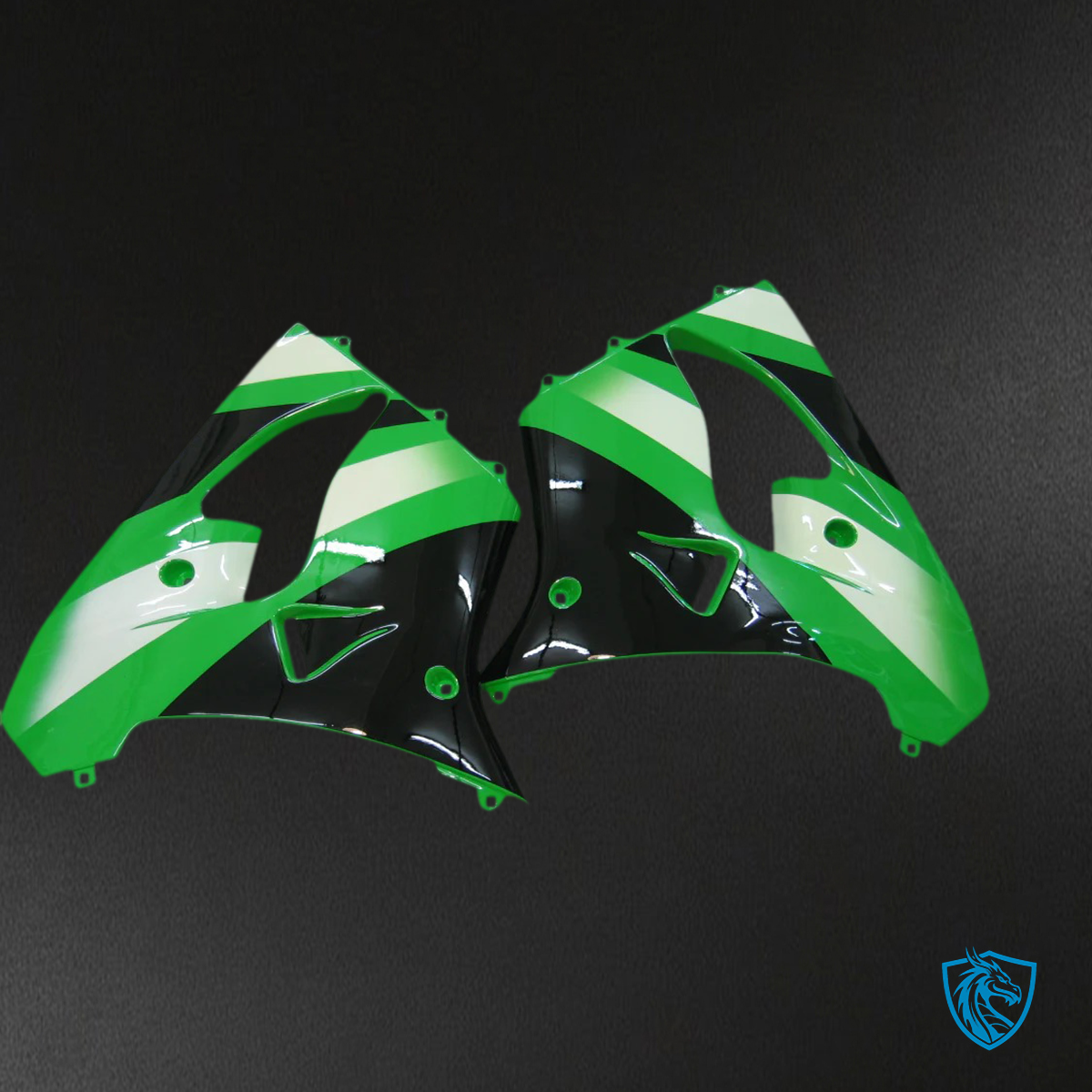 Kawasaki ZX9R (2000-2001) Green - Fairing Kit