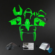 Light Green & Black